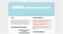Desktop Screenshot of lantana.si